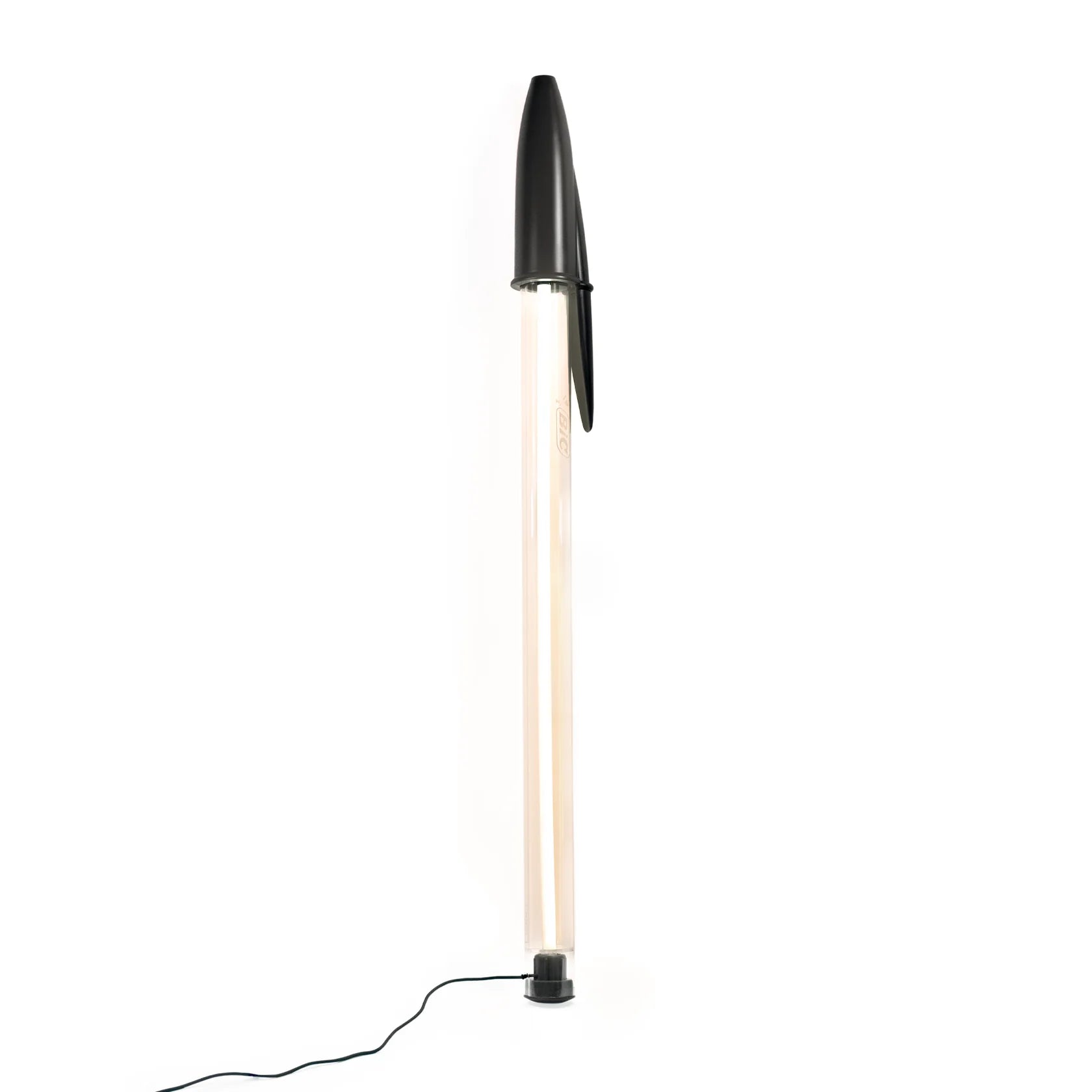 Seletti Bic Floor/Wall/Suspension Light Black