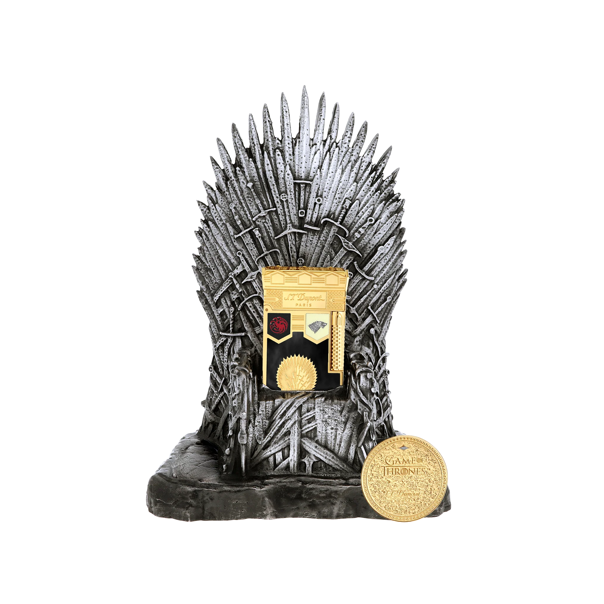 S.T. Dupont Game of Thrones Fire Prestige Set Black