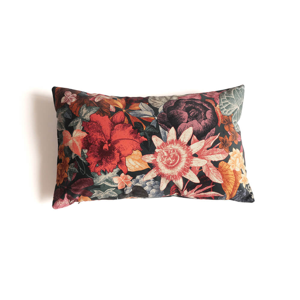 ibride Boucan Floral Velvet Cushion 30x50cm