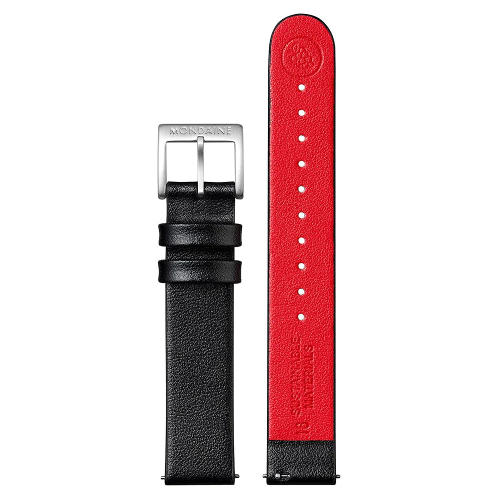 Mondaine Vegan Leather Watch Straps - 16mm