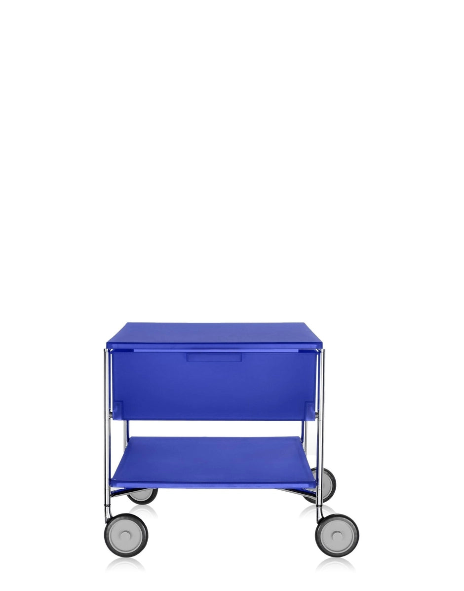 Kartell MOBIL Drawer Unit on castors Blue