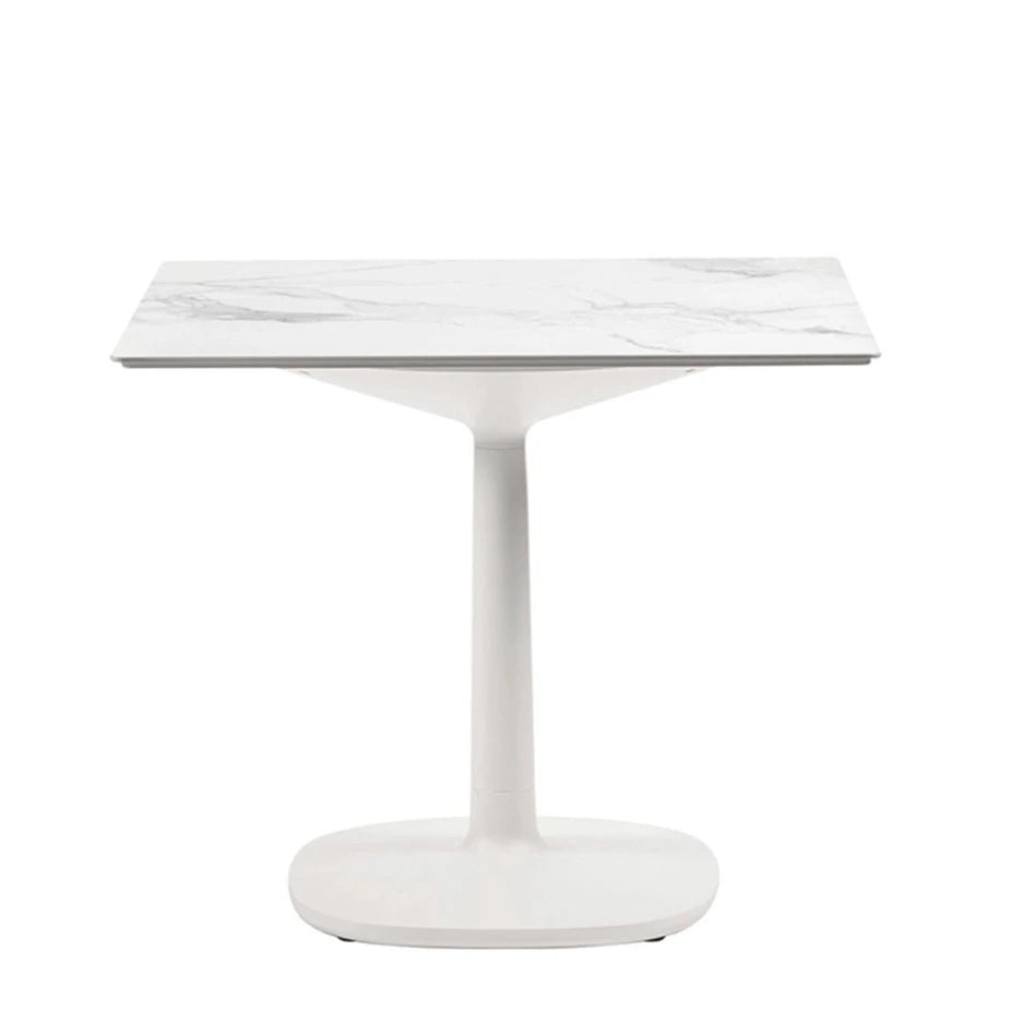 Kartell Multiplo Square Marble Cafe Table Outdoor