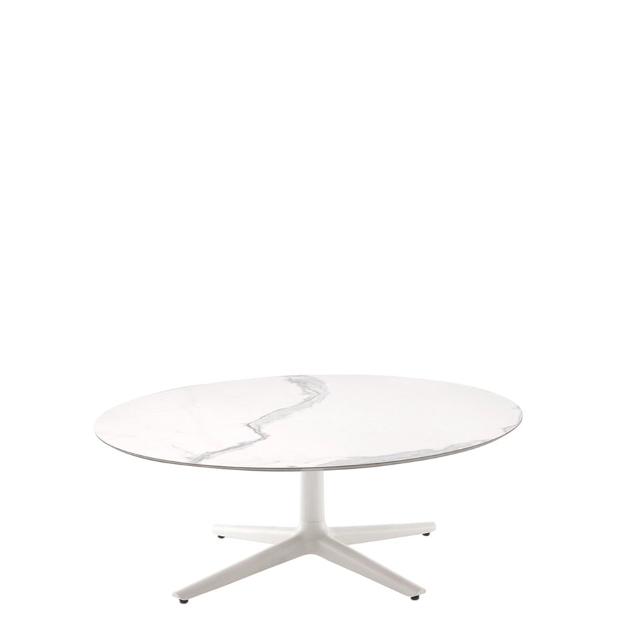 Kartell Multiplo Round Marble Coffee Table Outdoor