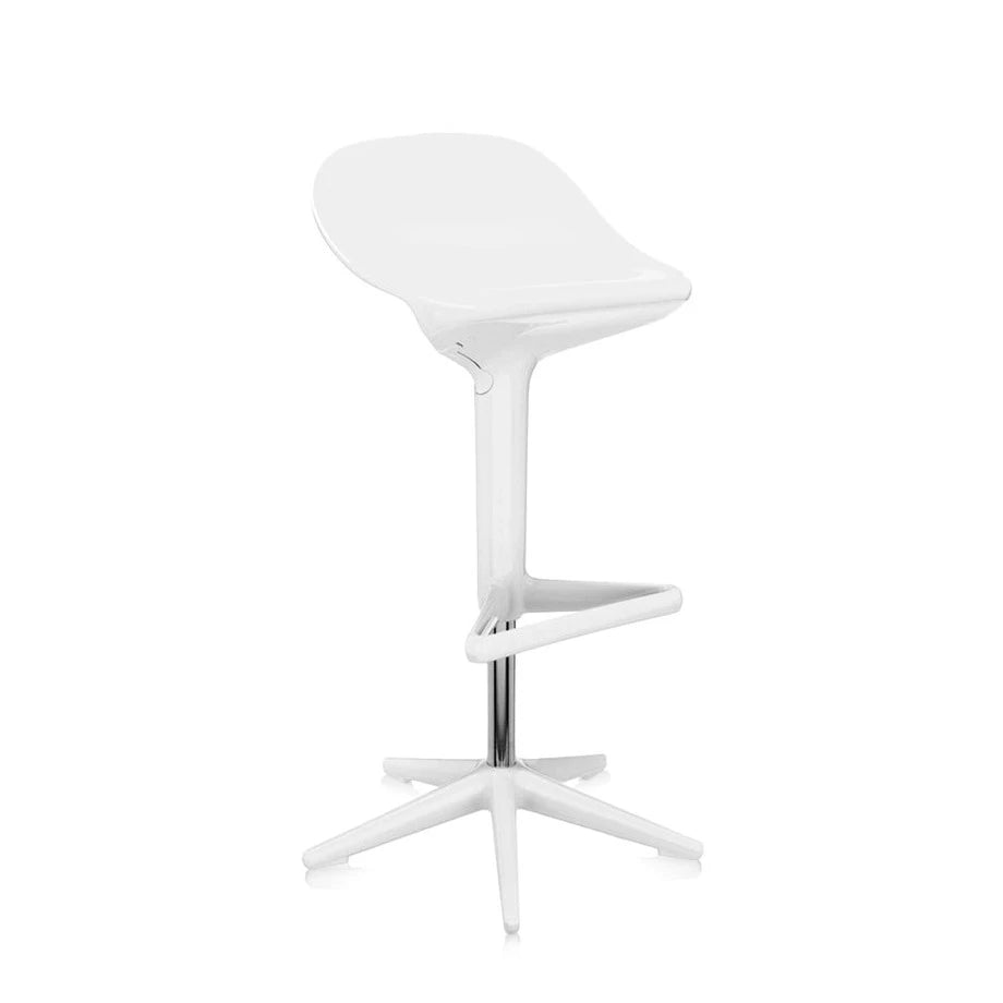 Kartell SPOON Adjustable Stool White