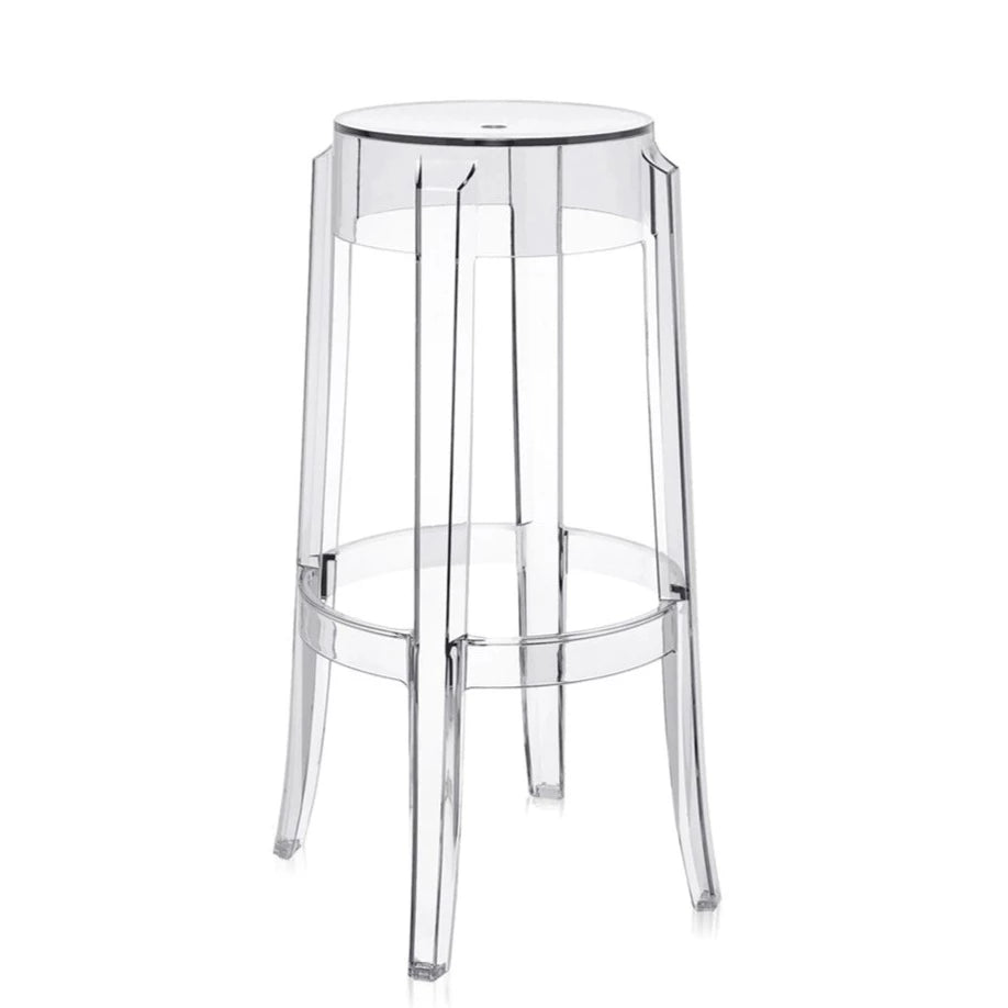 Kartell CHARLES GHOST Stool 75cm 2pcs