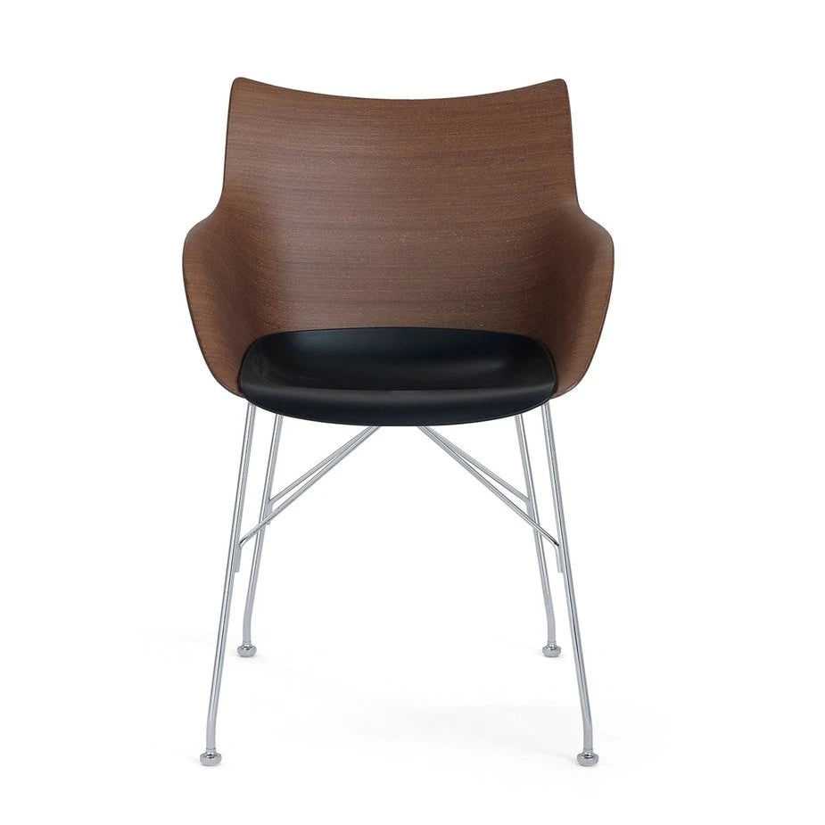 Kartell  Q/Wood Armchair by Philippe Starck