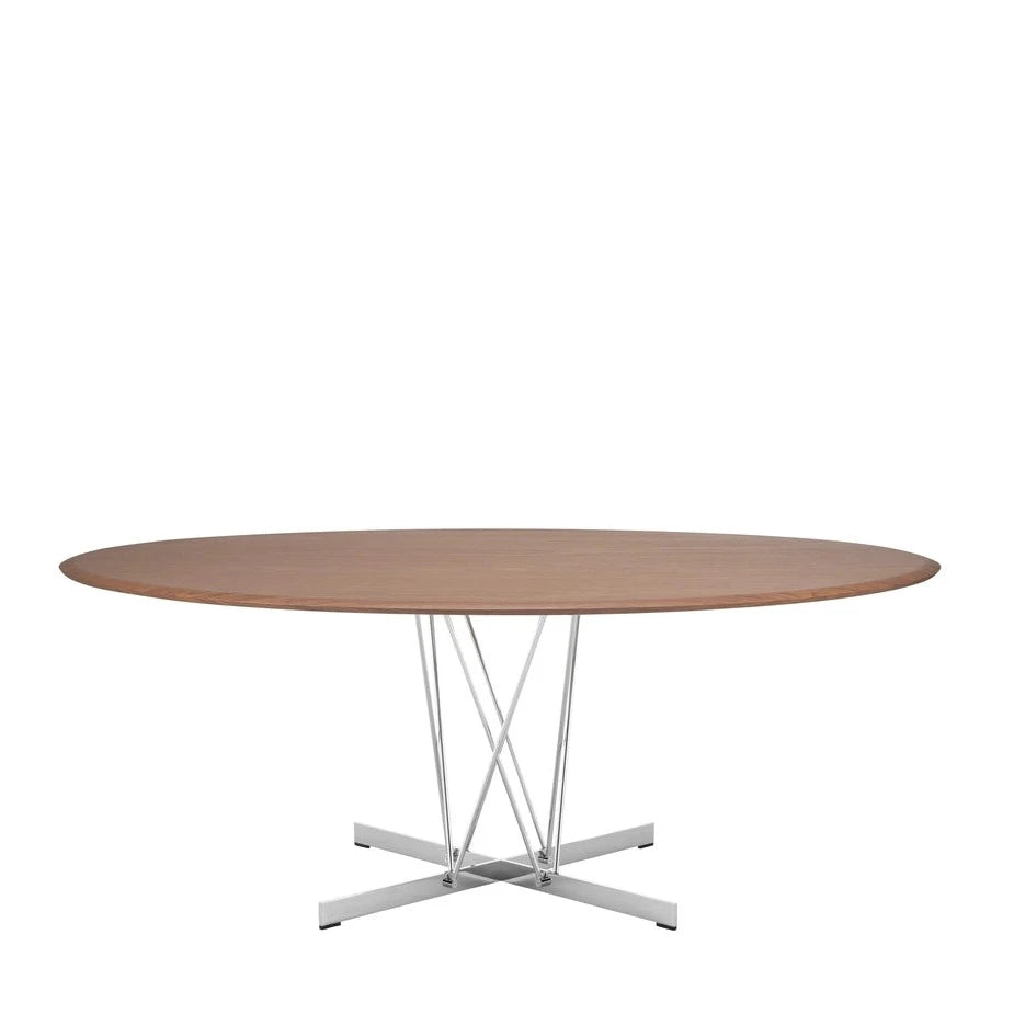 Kartell Viscount of Wood Oval Table by Philippe Starck