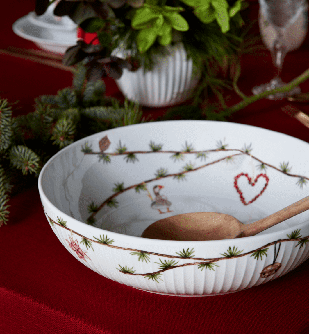 Kahler Hammershoi CHRISTMAS Porcelain Bowls