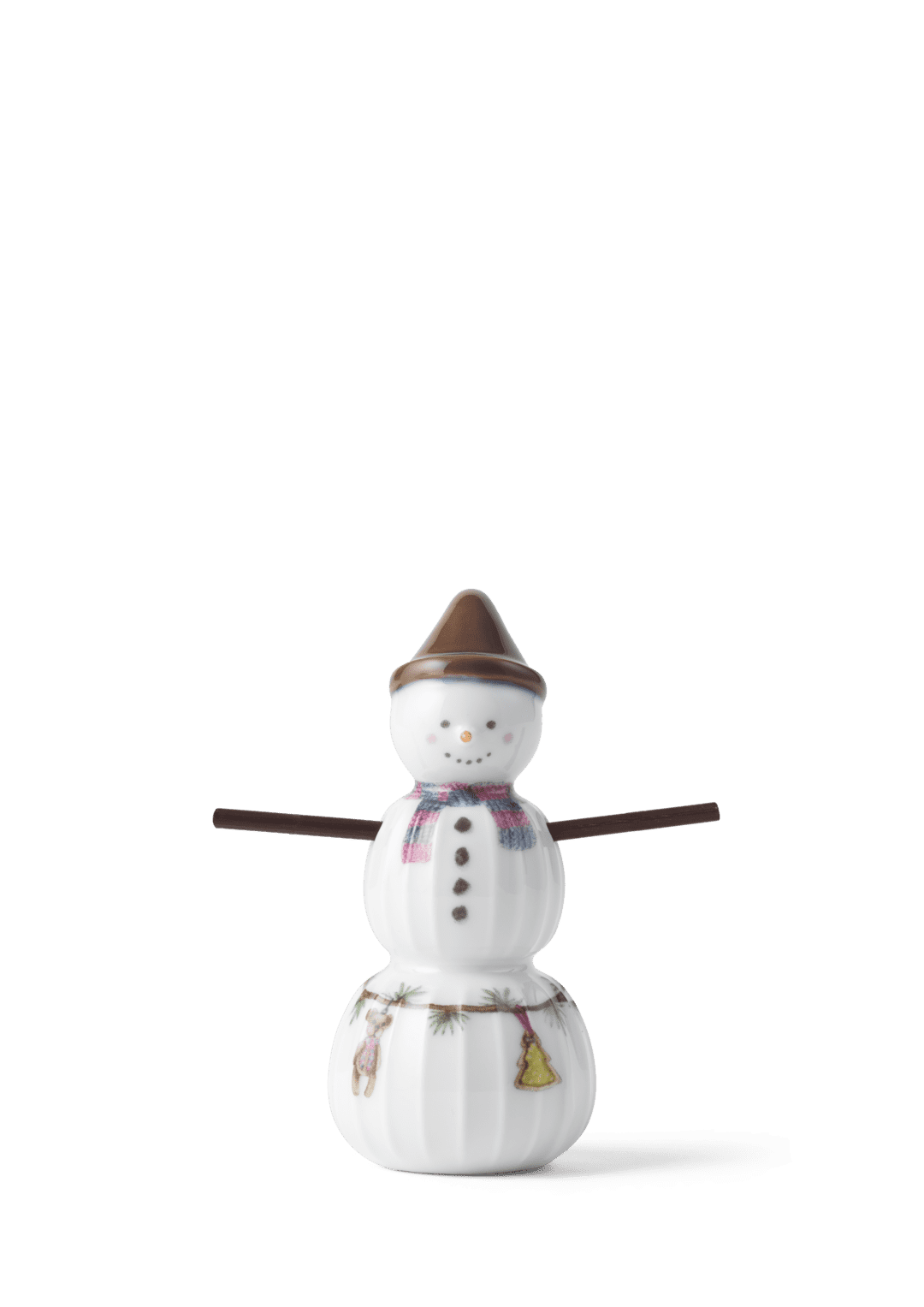 Kahler Hammershoi Christmas Snowboy Porcelain Figure