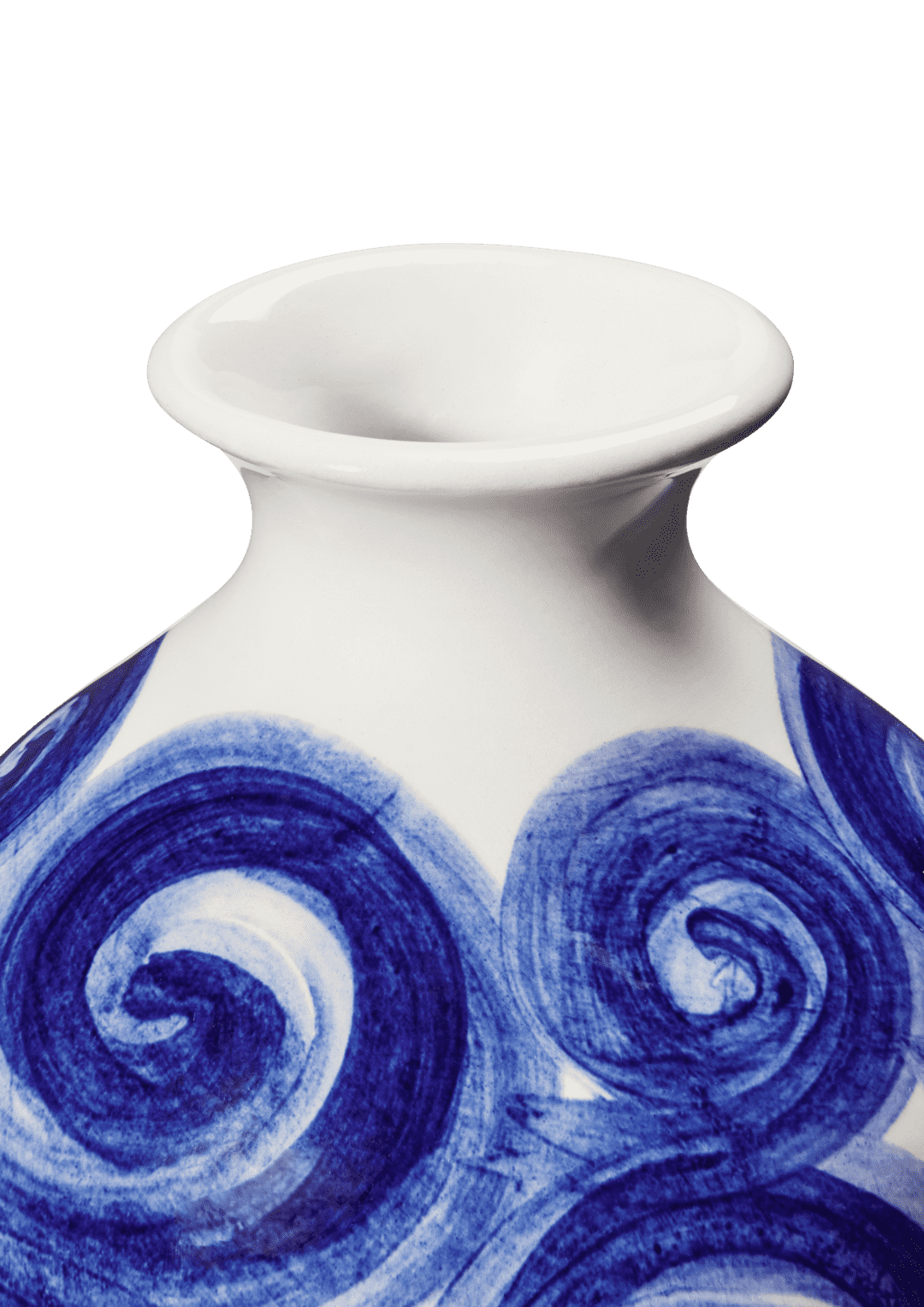 Kahler TULLE Blue Vase H 10cm