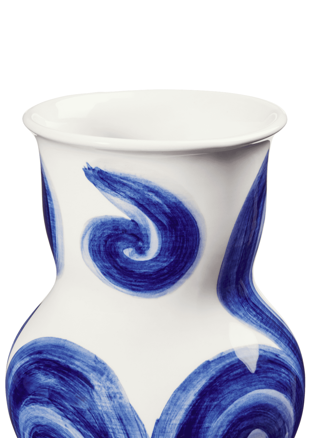 Kahler TULLE Blue Vase H 22cm