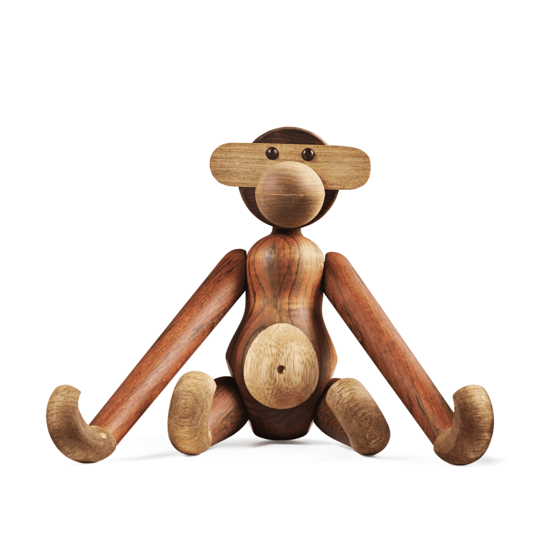 Kay Bojesen ABE Medium Monkey Wooden Figure