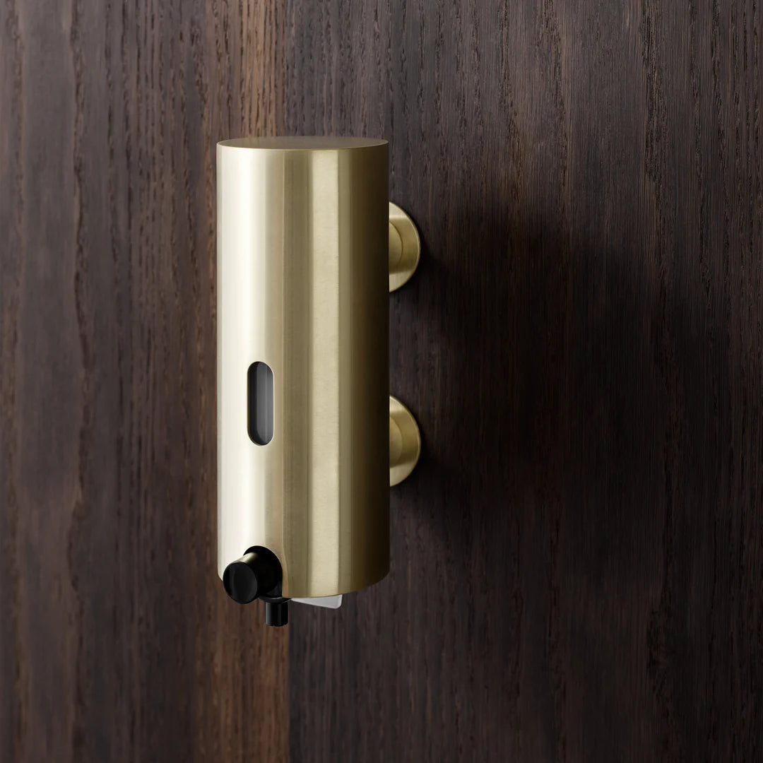 d Line Wall Soap Dispenser Brass