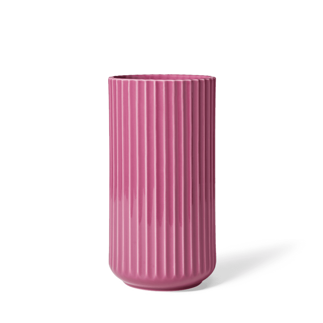 Lyngby Porcelaen Vase Pink H20cm