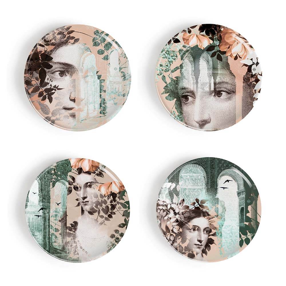 ibride Alhambra Porcelain Plates 4pcs