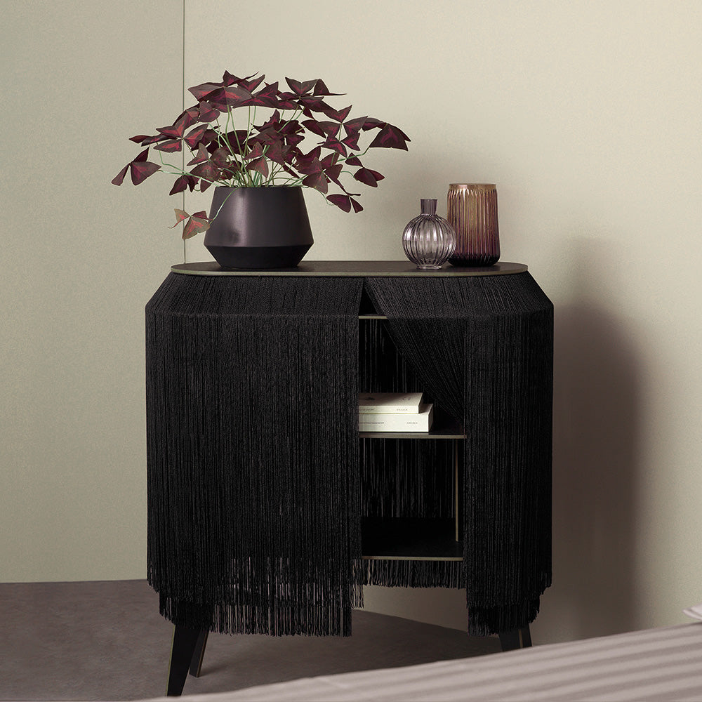 ibride Baby Alpaga Black Fringe Cabinet