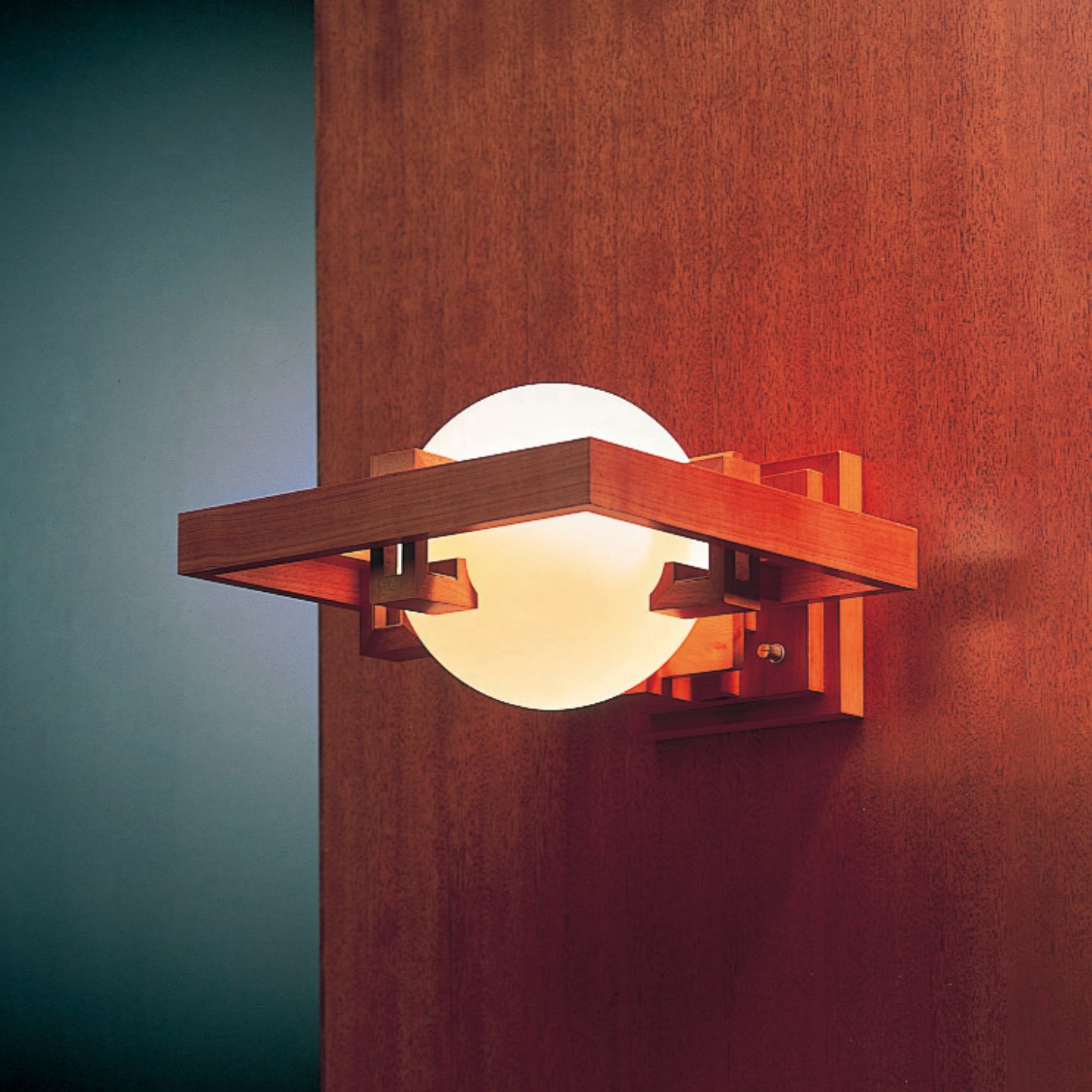 Yamagiwa Robie 1 Wall Light Cherry Wood  Frank Lloyd Wright