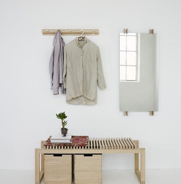 Fritz Hansen Skagerak CUTTER Oak Coat Rack 5 hooks