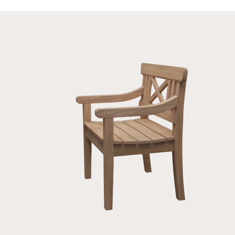 Fritz Hansen Skagerak DRACHMANN Teak Armchair