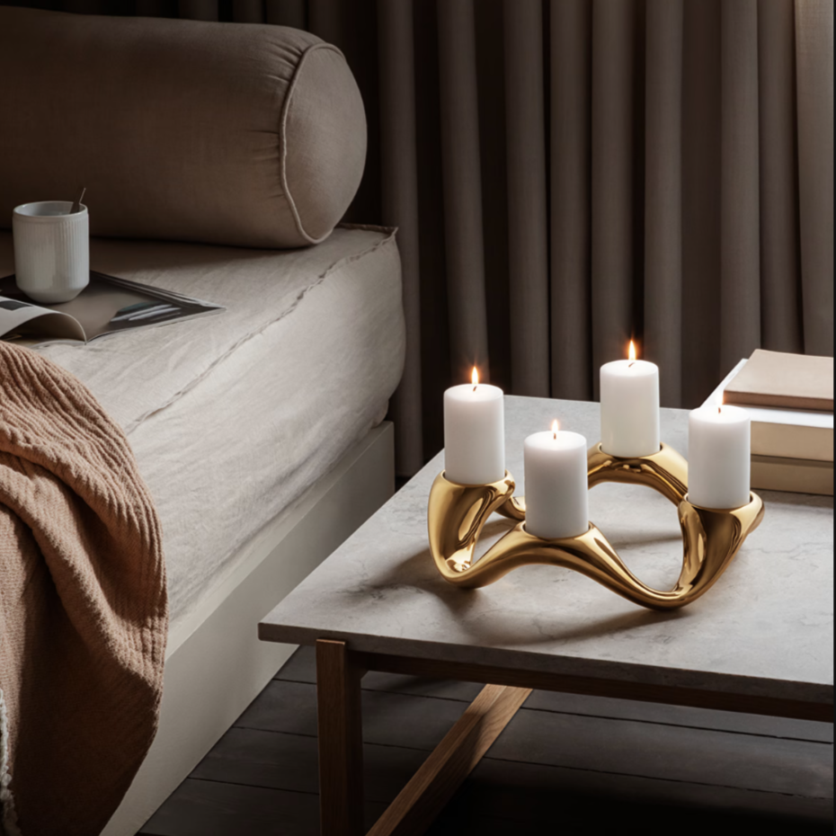 Georg Jensen COBRA Round Candle Holder