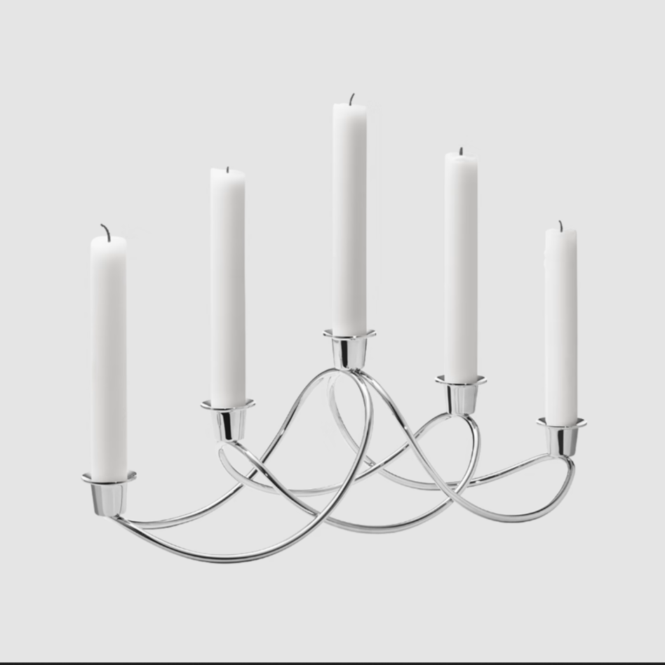 Georg Jensen HARMONY Candleholder Stainless Steel