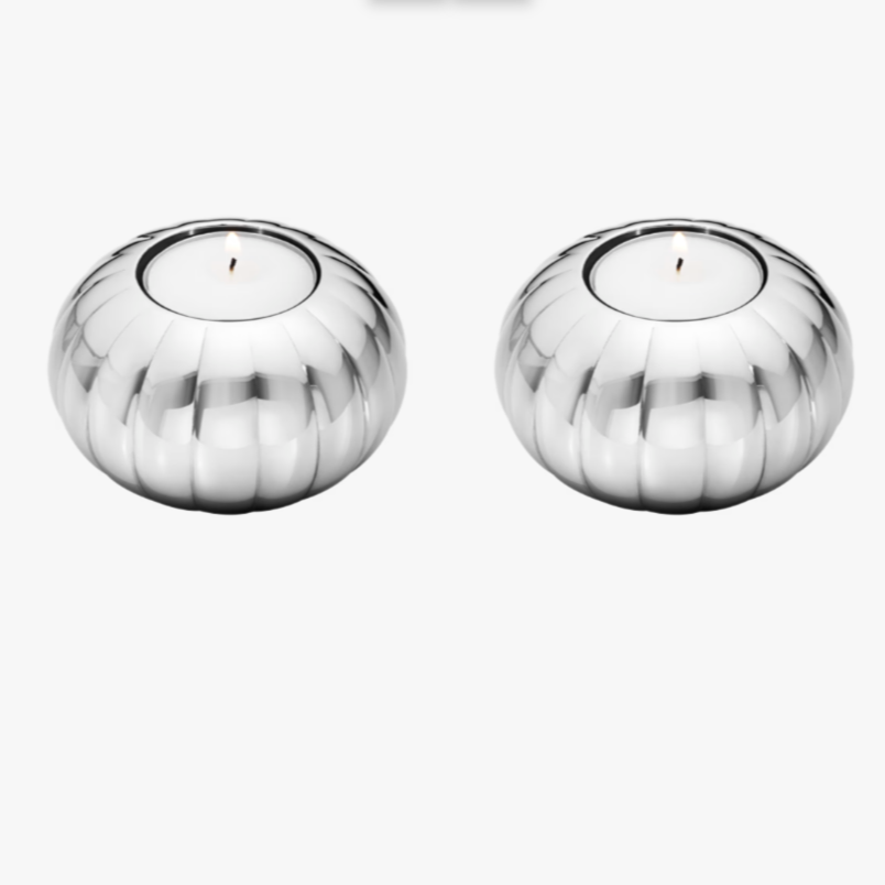 Georg Jensen BERNADOTTE Tealight candle Holder 2pcs