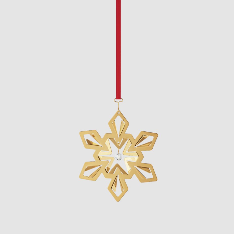 Georg Jensen Christmas Snowflake Gold 2024