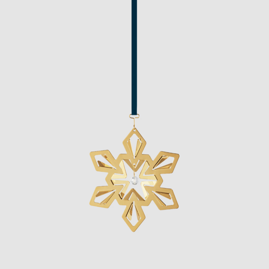 Georg Jensen Christmas Snowflake Gold 2024