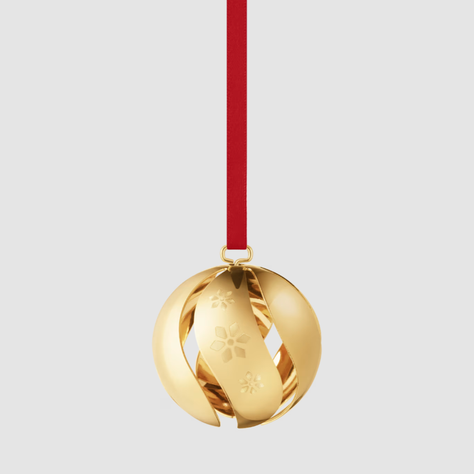 Georg Jensen Christmas Bauble Gold 2024