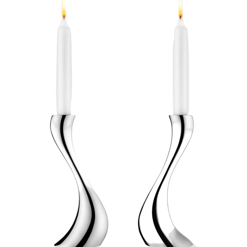 Georg Jensen COBRA Candleholder medium 2pcs