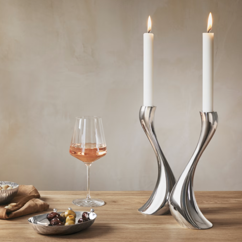 Georg Jensen COBRA Candleholder medium 2pcs