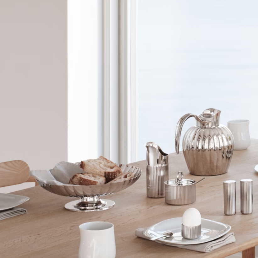 Georg Jensen BERNADOTTE Sugar Bowl w Spoon