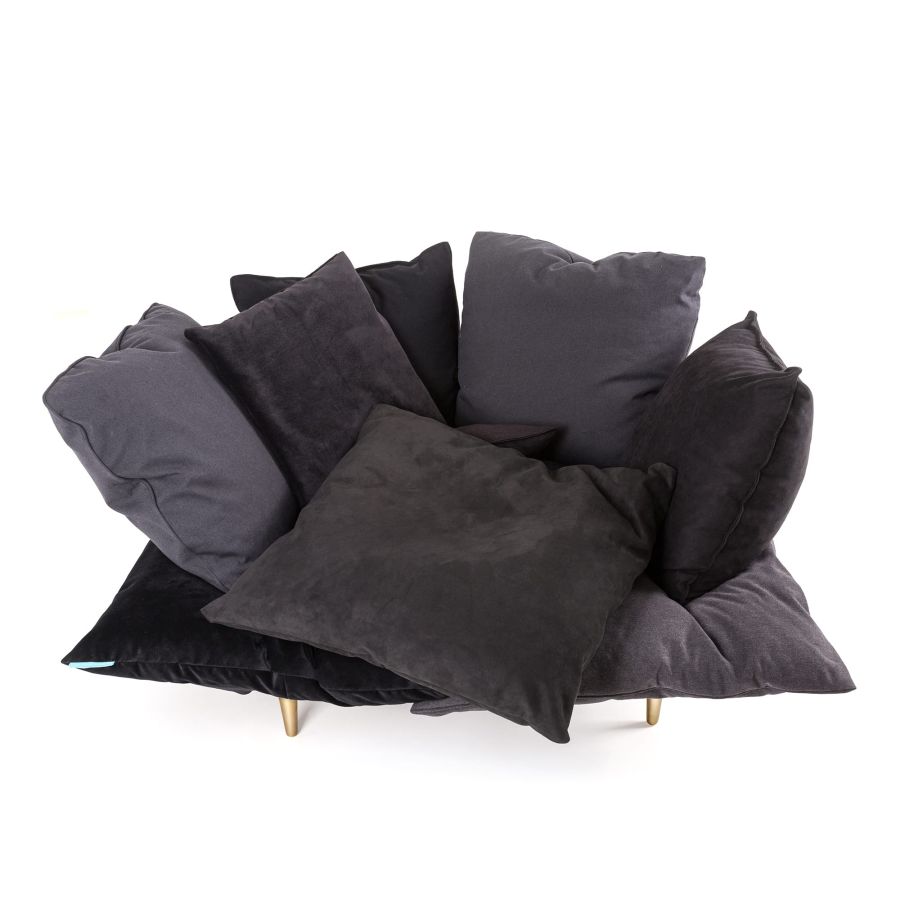 Seletti Comfy Armchair Charcoal Grey