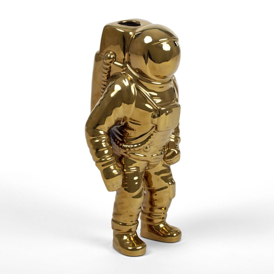 Seletti Cosmic Starman Vase Gold