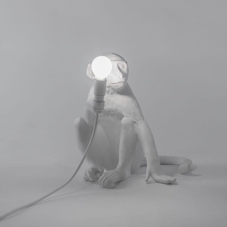 Seletti MONKEY Sitting White Indoor Light