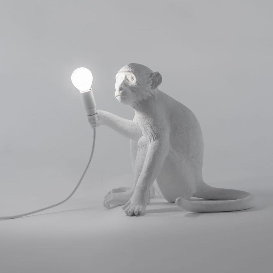 Seletti MONKEY Sitting White Indoor Light