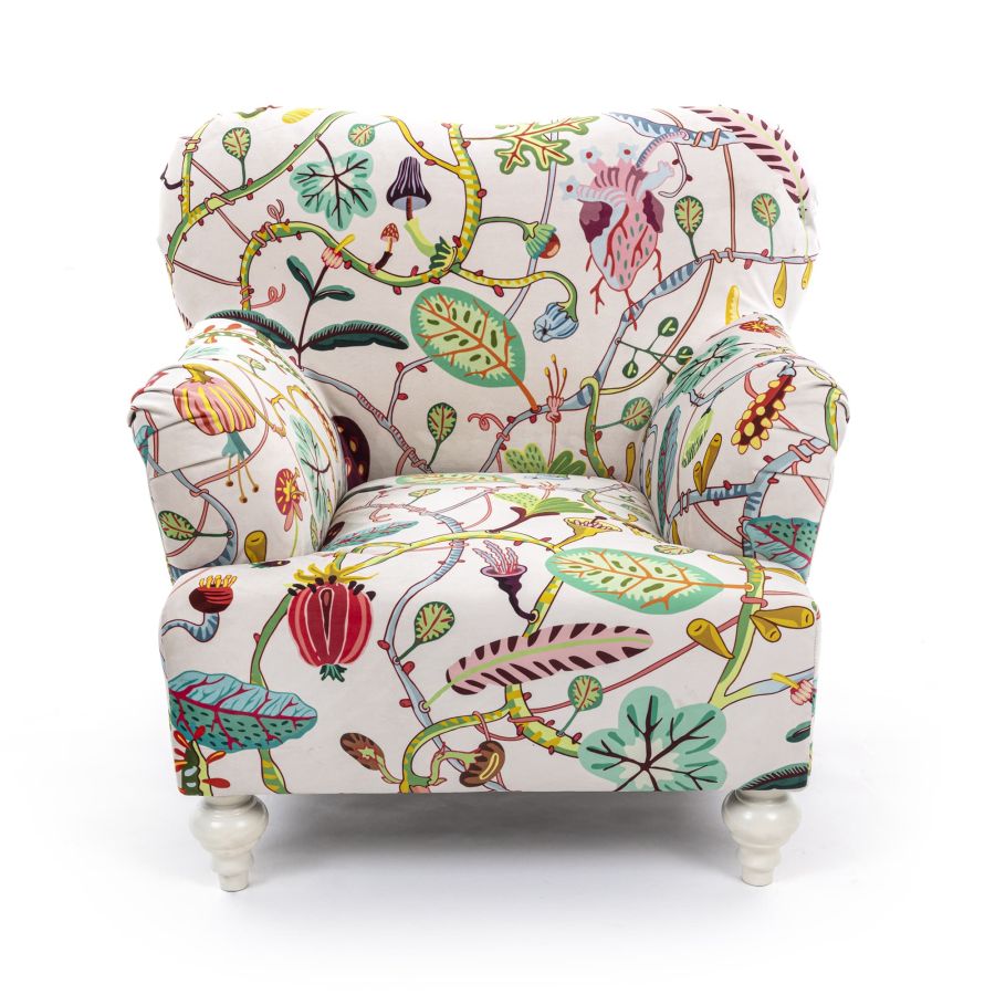 Seletti Botanical Diva Armchair White