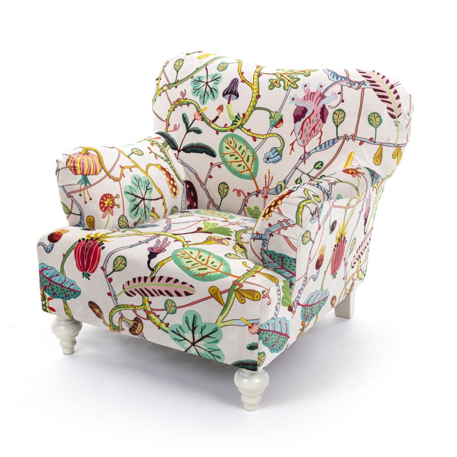 Seletti Botanical Diva Armchair White