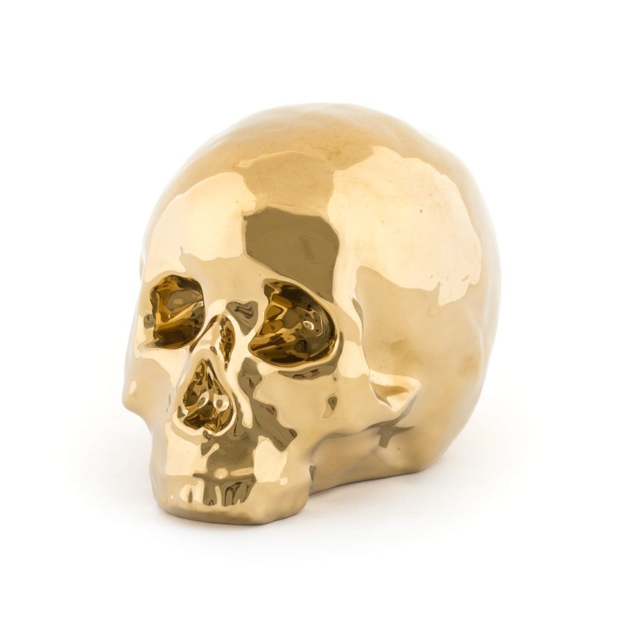 Seletti Memorabilia My Skull Gold