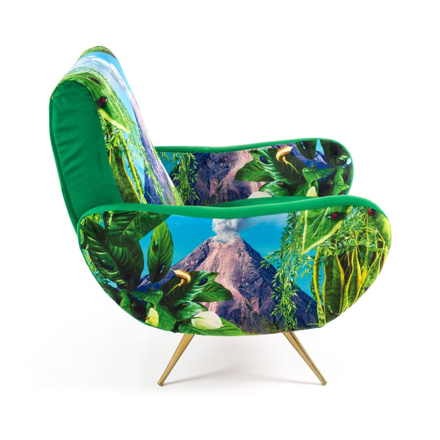 Seletti wears Toiletpaper Armchair Volcano