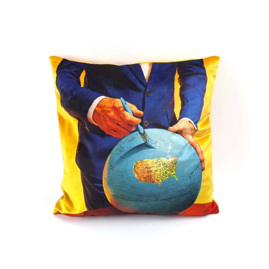 Seletti Cushion Globe 50cm