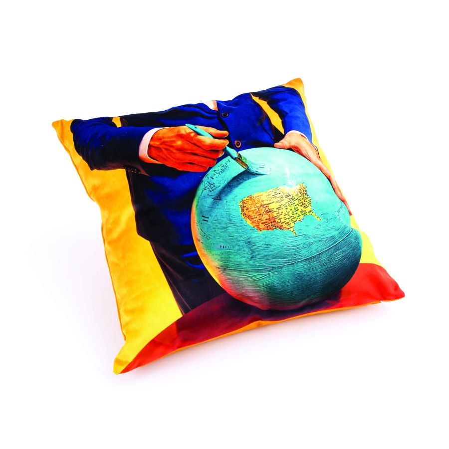 Seletti Cushion Globe 50cm