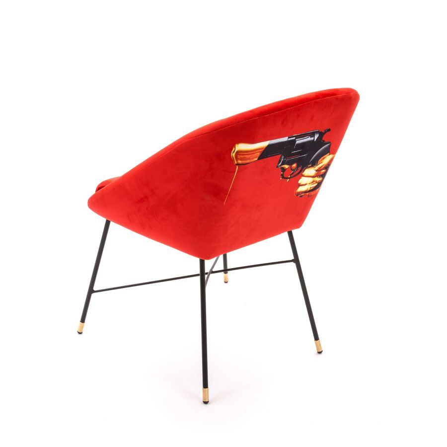 Seletti ToiletPaper Padded Chair Revolver