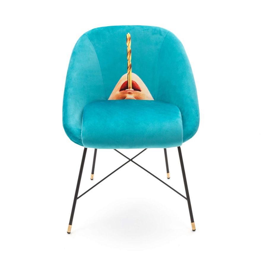 Seletti ToiletPaper Padded Chair Drill