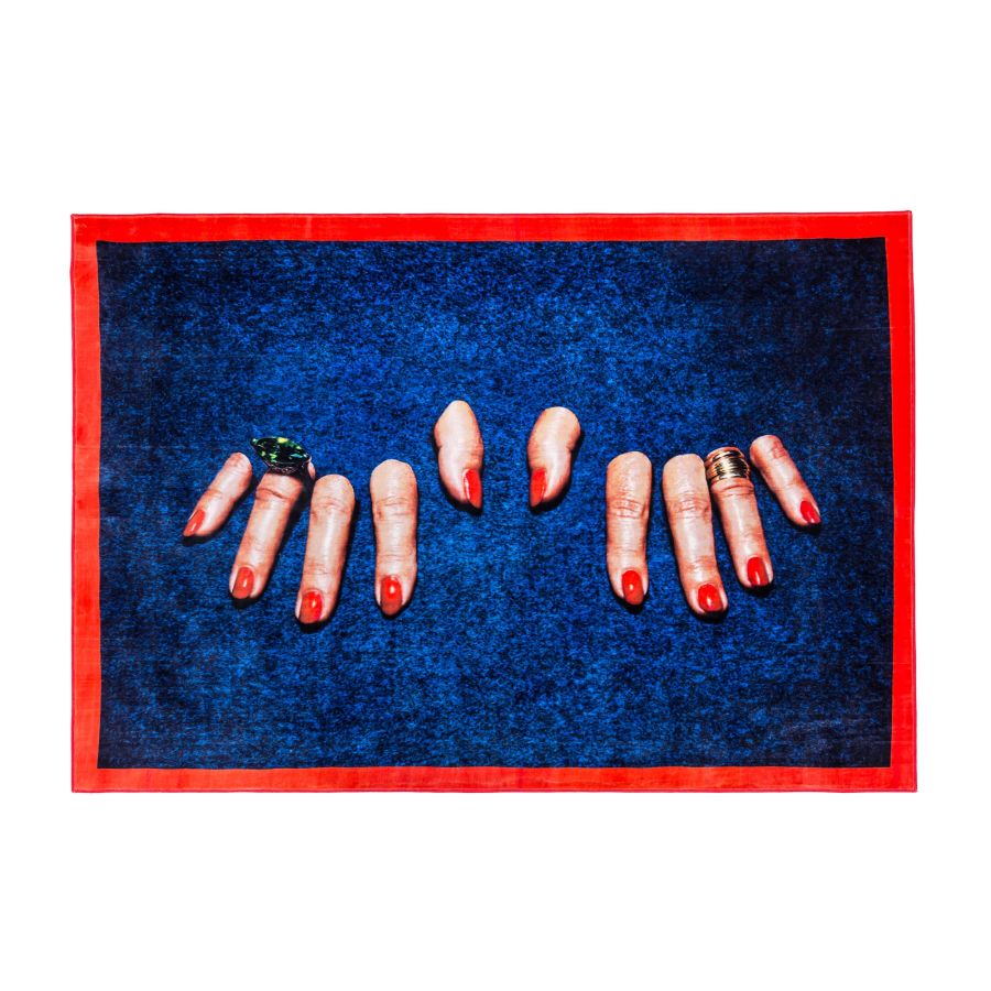 Seletti Rectangular Rug Fingers