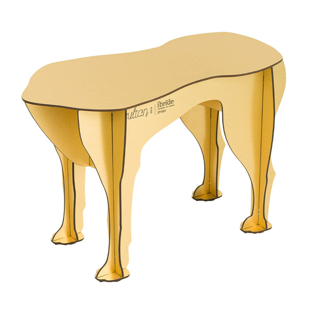 ibride Dog Stool Sultan Gold