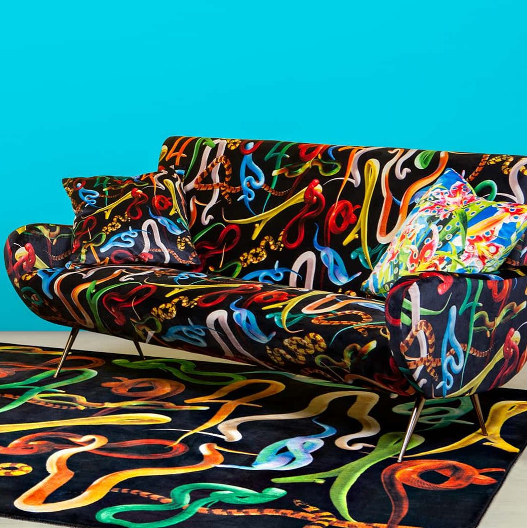 Seletti Sofa Three Seater Snakes