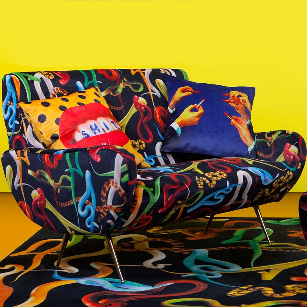 Seletti Sofa Two Seater Snakes