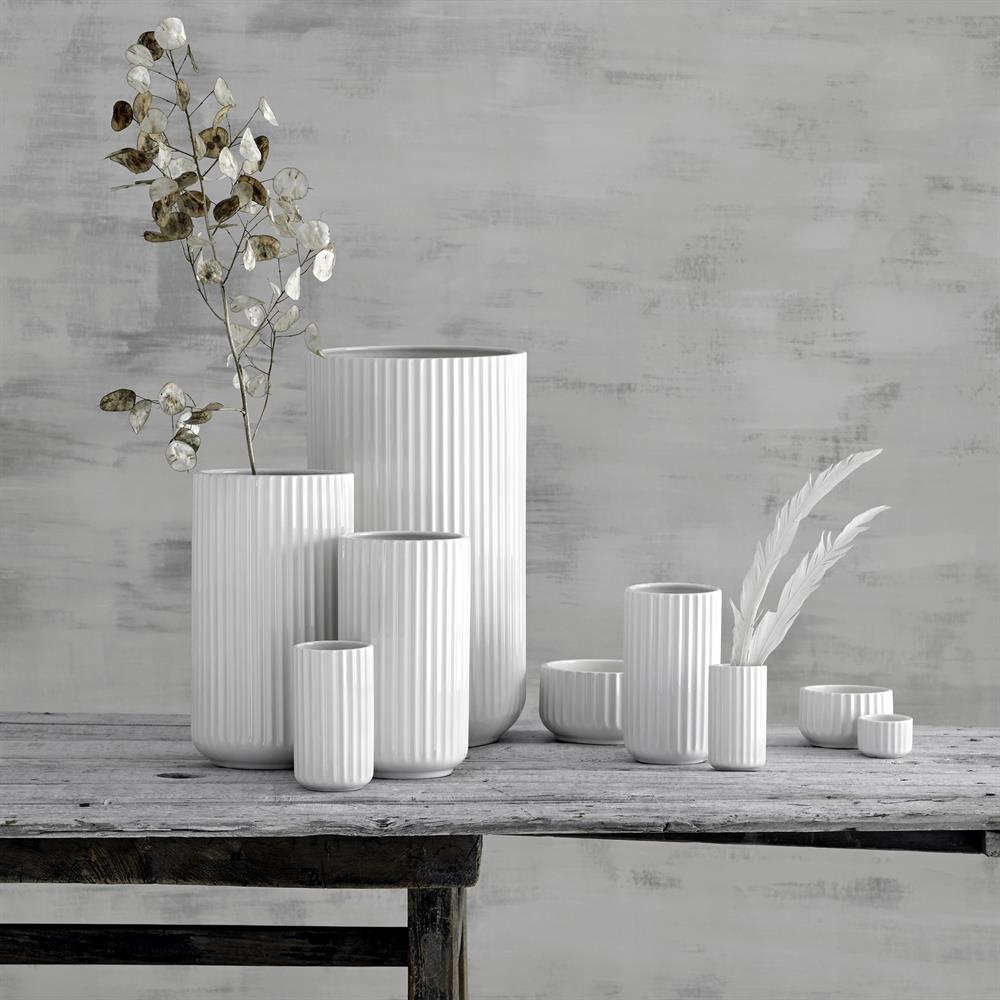 Lyngby Porcelaen Vase White