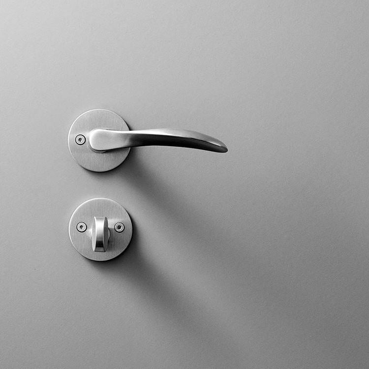 d line Door Thumb Turn Steel by Arne Jacobsen